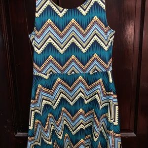 Divided by H&M Aztec A-Line Short Skater Dress